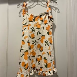 Summer lemon dress
